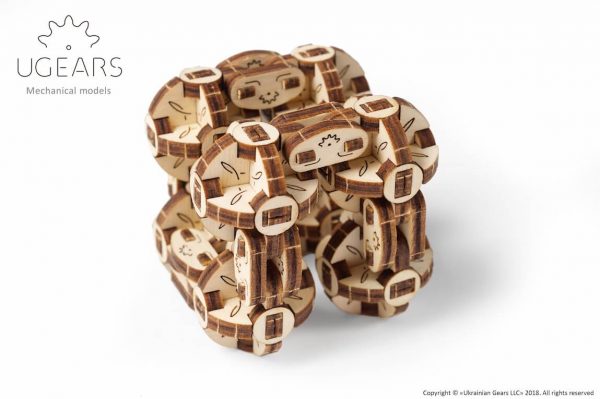 Ugears Flexi-Cubus 3D Wooden Puzzle Model Kit