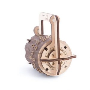 Ugears Combination Lock 3D Wooden Model