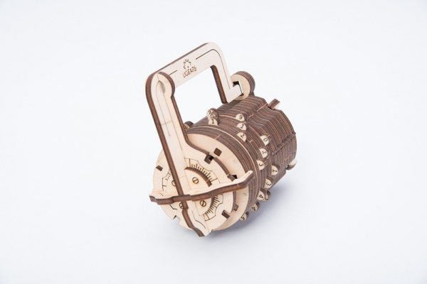 Ugears Combination Lock 3D Wooden Model Kit