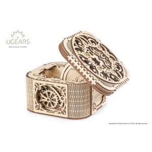 Ugears Treasure Box 3D Wooden Jewellery Model