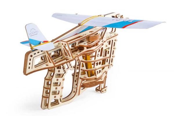 Ugears Flight Starter Plane 3D Wooden Model