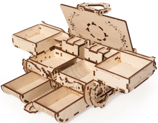 Ugears Antique Box 3D Jewellery Box Wooden Model