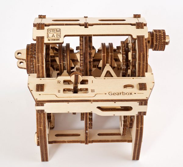Ugears Stem Lab Gearbox 3D Car Parts Wooden Model