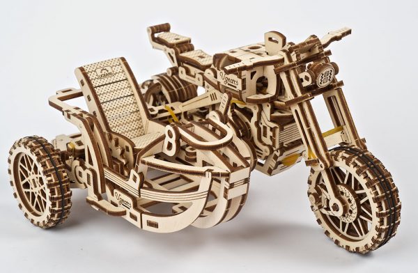 Ugears Motorcycle Scrambler 3D Wooden Model Kit