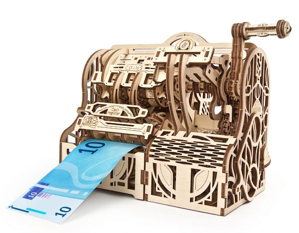 Ugears Cash Register 3D Wood Model Kit