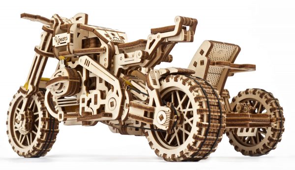 Ugears Motorcycle Scrambler 3D Wood Model Kit