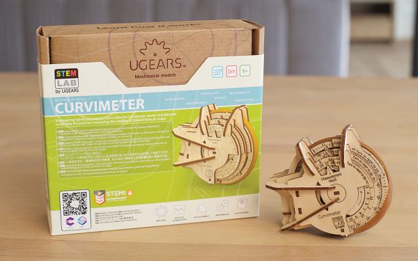 Ugears Stem Lab Curvimeter 3D Model Kit
